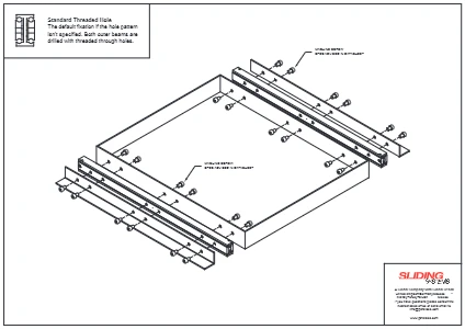 4015.DTS040 (Telescopic slide) - DTS-40 (40-350kg) Steel Extreme